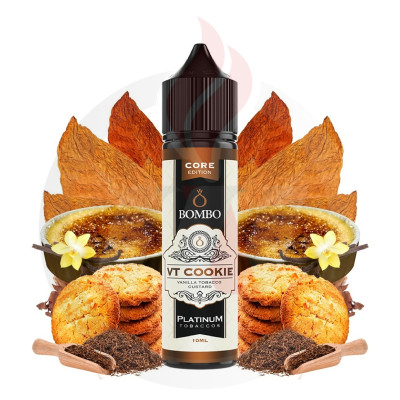 Bombo Core Edition VT Cookie Platinum Tobacco 10/60ml Flavour Shots Bombo Core Edition VT Cookie Platinum Tobacco 10/60ml Flavour Shots